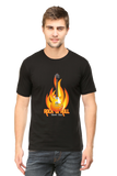 Rock & Roll Never Dies – Men’s Round Neck T-Shirt