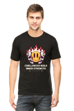 Challenges Build Inner Strength – Men’s Round Neck T-Shirt