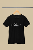 Believe – Men’s Round Neck T-Shirt