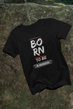 Born to Be a Warrior – Men’s Round Neck T-Shirt