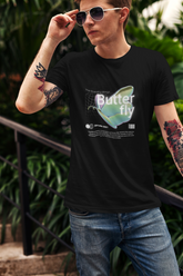 Butterfly – Men’s Round Neck T-Shirt