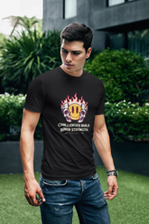 Challenges Build Inner Strength – Men’s Round Neck T-Shirt