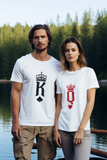 King & Queen Couple T-Shirts – Celebrate Your Love in Royal Style!