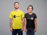 Pac-Man Love" Couple T-Shirts