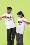 Mickey Her’s" & "Minnie His" Couple T-Shirts