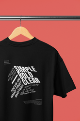 Simplicity - Unisex Oversized T-Shirt