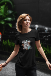POPOPN – Women’s Round Neck T-Shirt