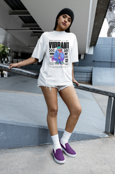 Vibrant girl | Unisex Oversized Classic T-Shirt