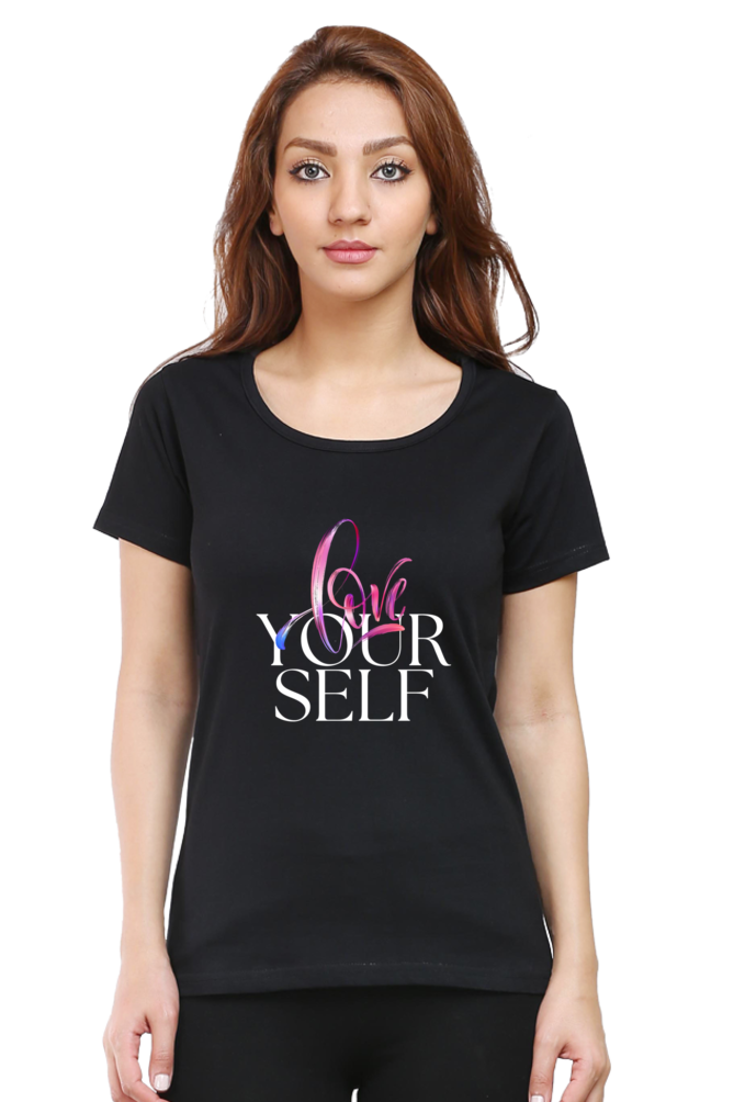 Love Yourself – Women’s Round Neck T-Shirt