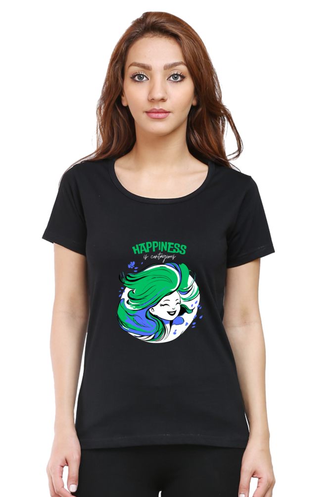Happiness – Women’s Round Neck T-Shirt