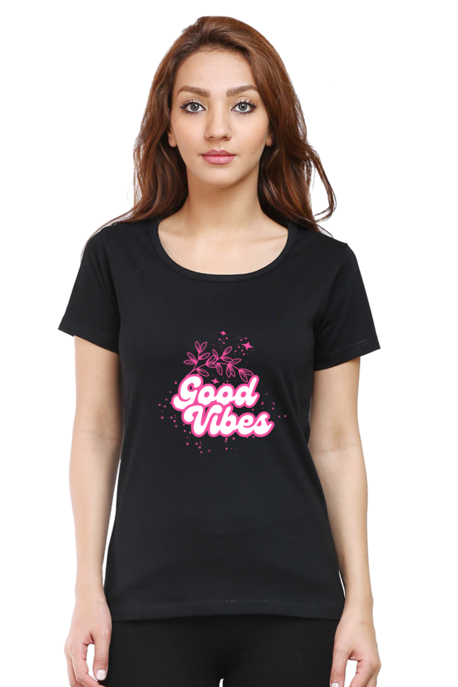 Good Vibes – Women’s Round Neck T-Shirt