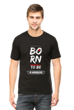 Born to Be a Warrior – Men’s Round Neck T-Shirt