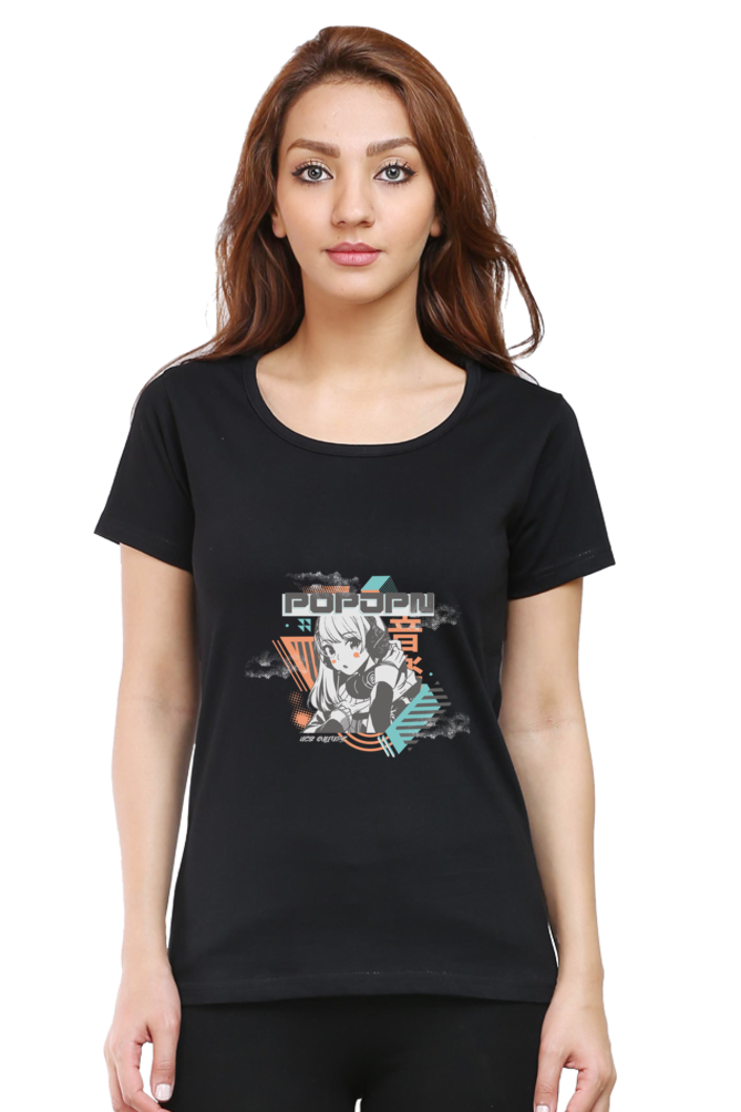 POPOPN – Women’s Round Neck T-Shirt