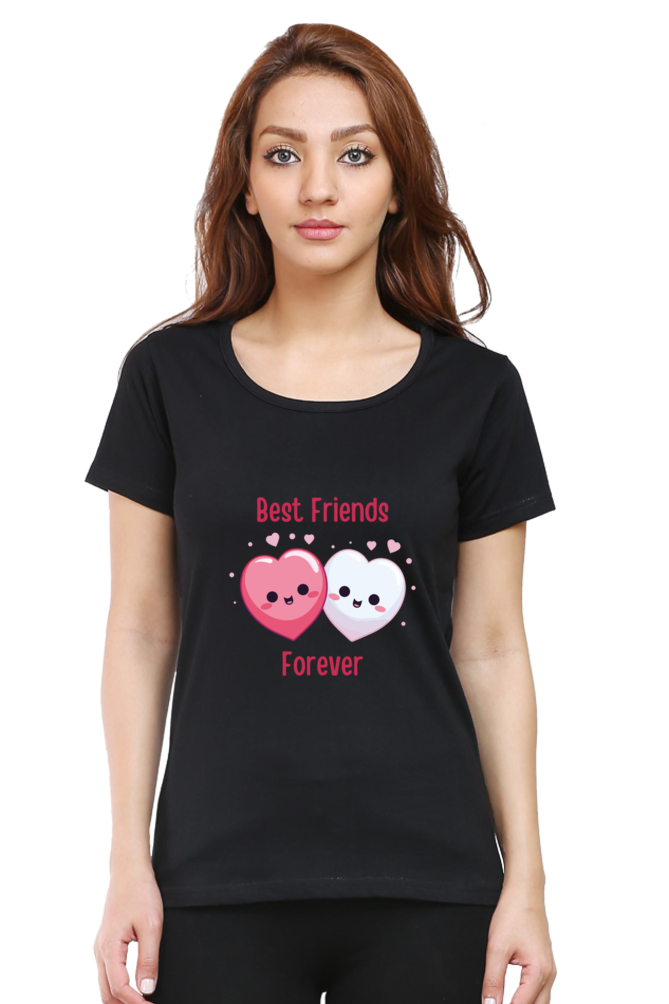 Best Friend Forever – Women’s Round Neck T-Shirt