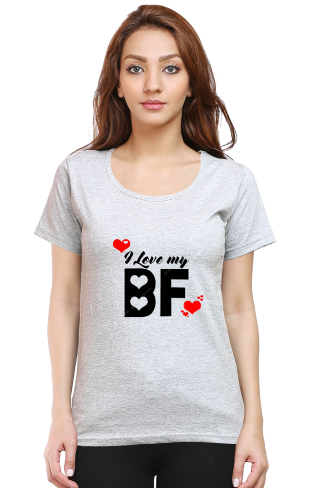 I Love My GF’ and ‘I Love My BF’ Couple T-Shirts