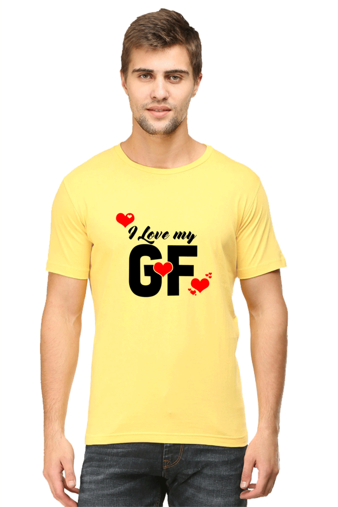 I Love My GF’ and ‘I Love My BF’ Couple T-Shirts