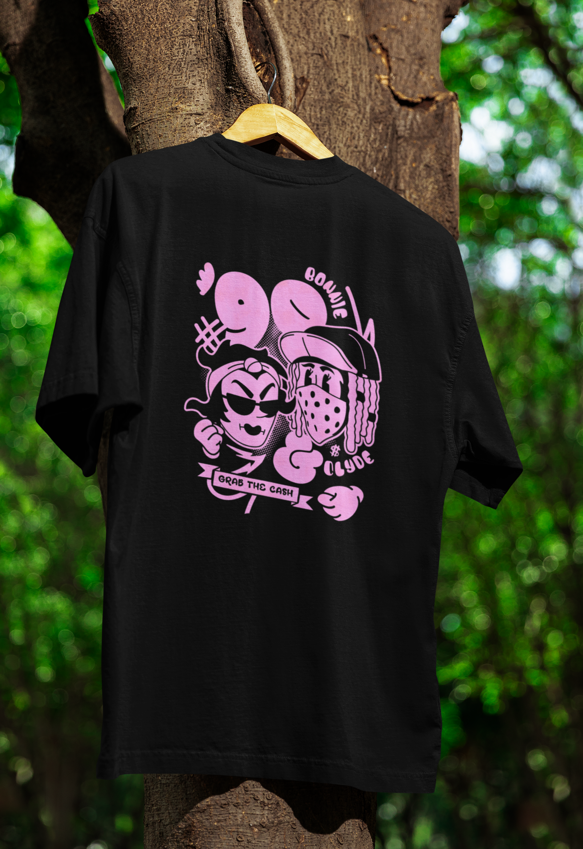 90 Bonnie & Clyde - Unisex Oversized T-Shirt