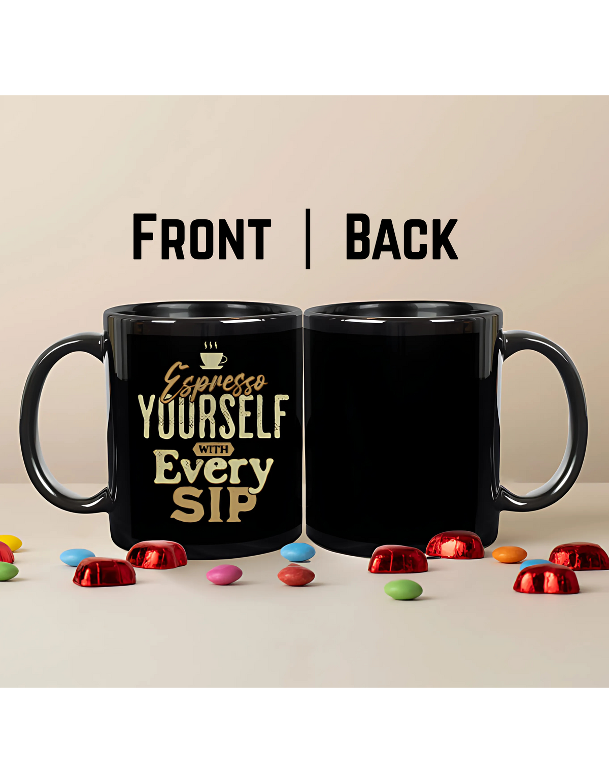 Espresso Yourself with Every Sip – Premium Ceramic Coffee Mug