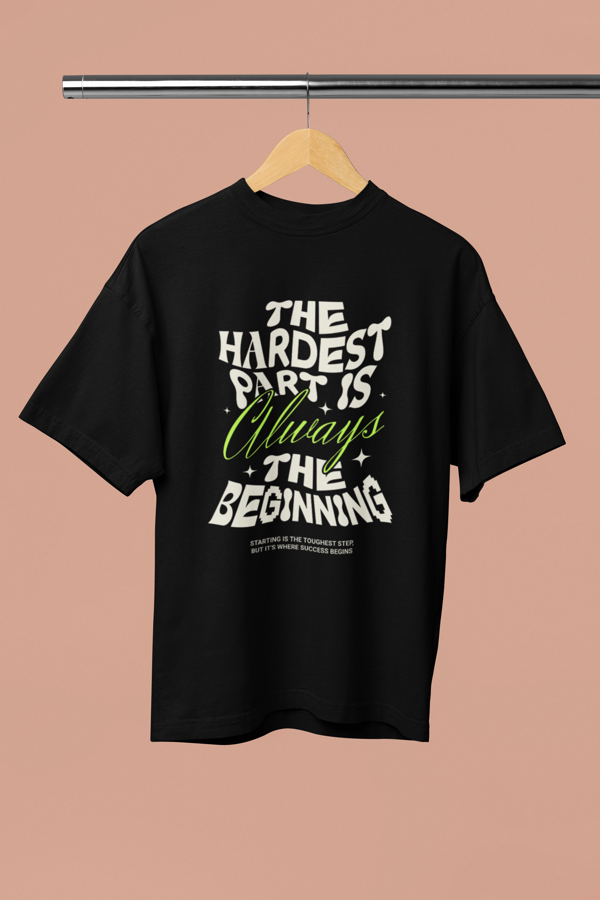 Beginning | Unisex Oversized Classic T-Shirt