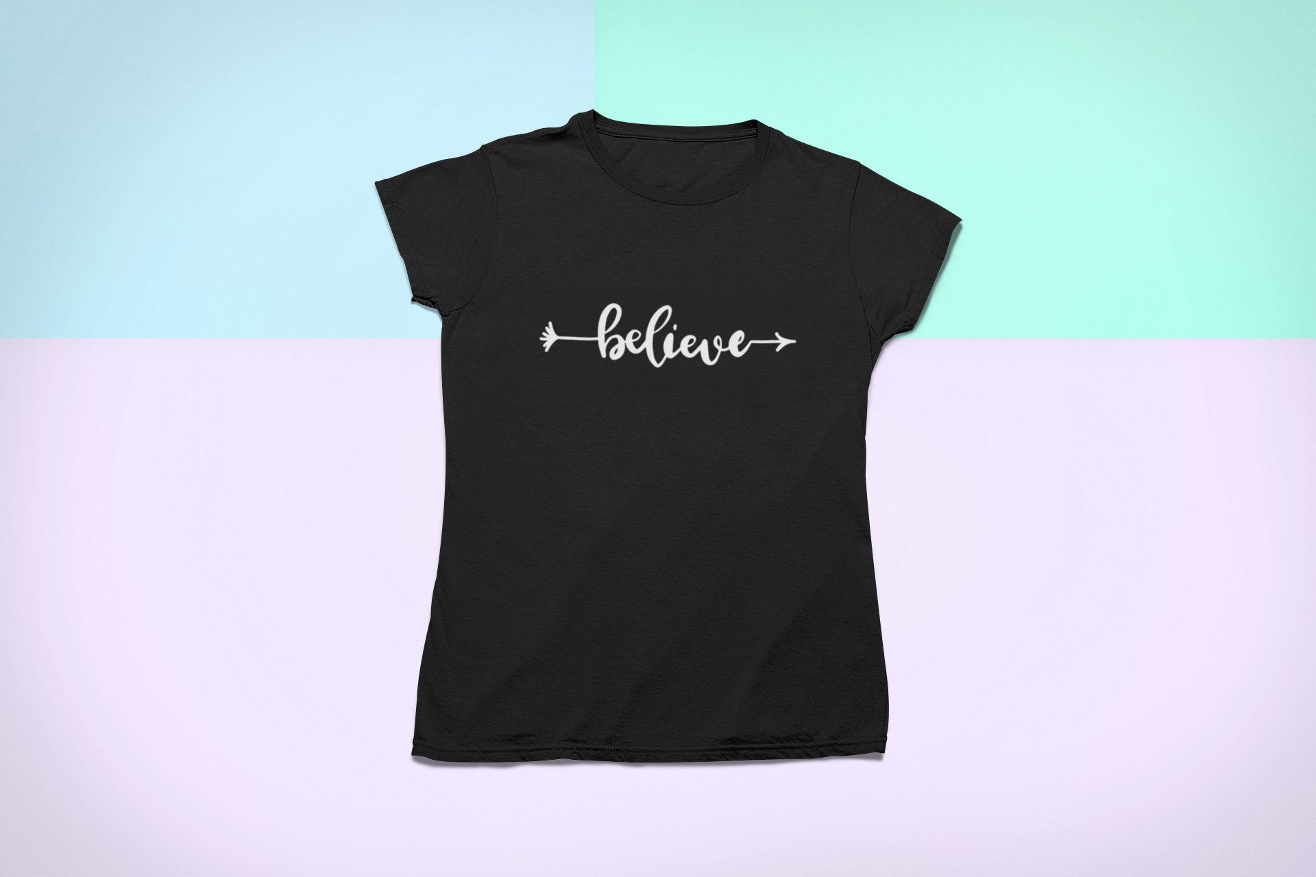 Believe – Women’s Round Neck T-Shirt