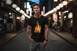 Rock & Roll Never Dies – Men’s Round Neck T-Shirt