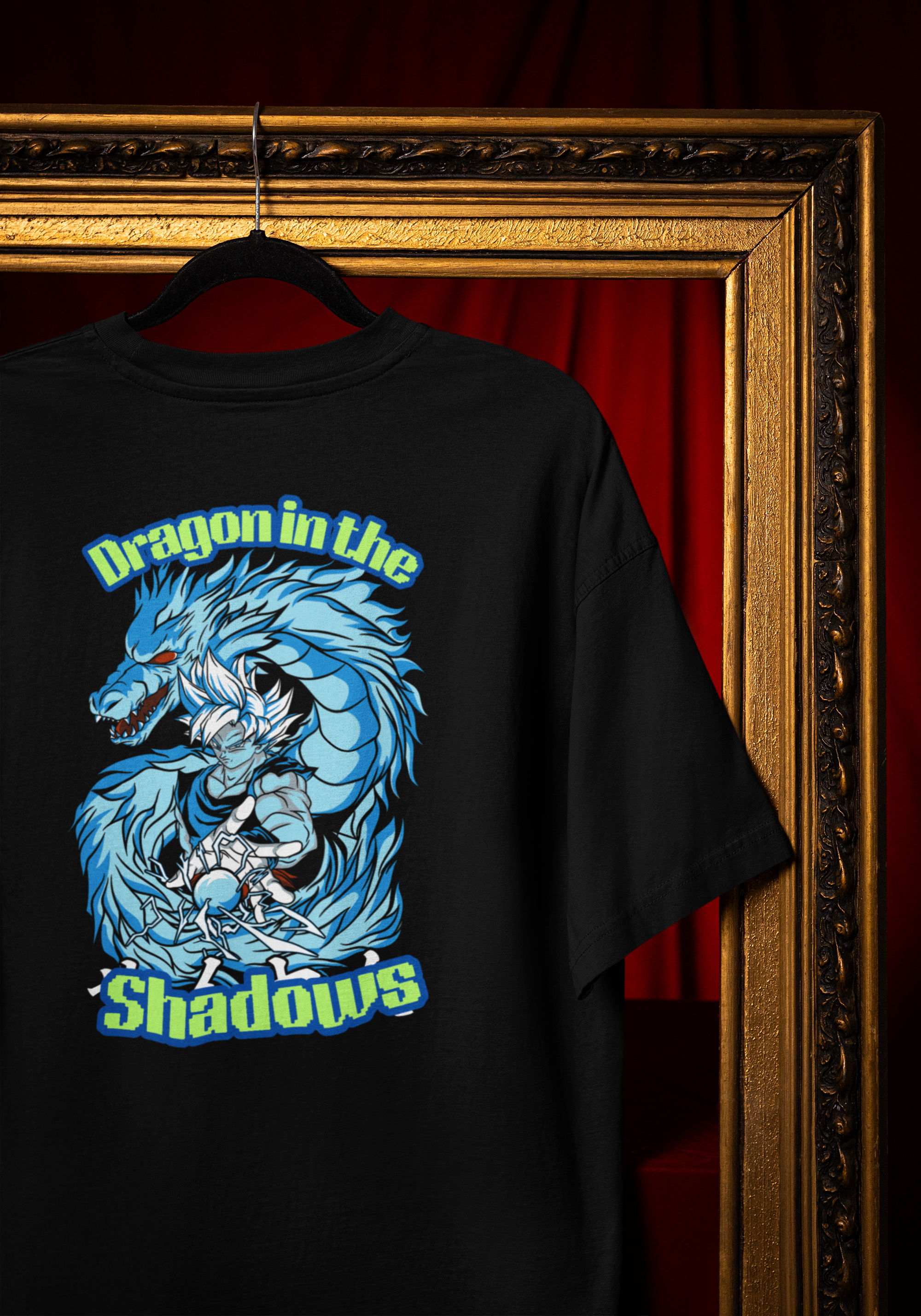 Dragon in the Shadows - Unisex Oversized T-Shirt