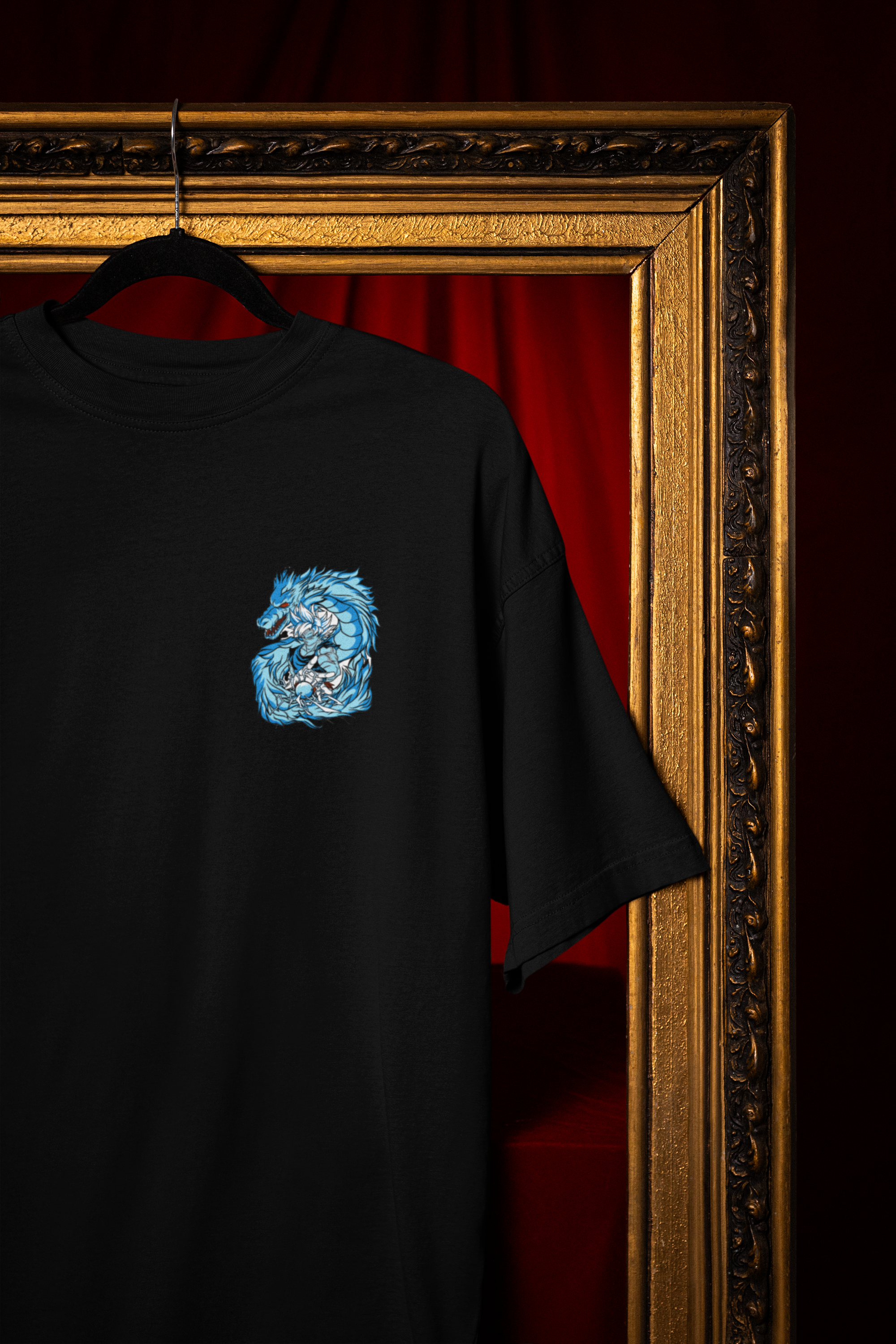 Dragon in the Shadows - Unisex Oversized T-Shirt