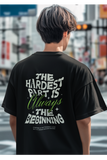 Beginning | Unisex Oversized Classic T-Shirt