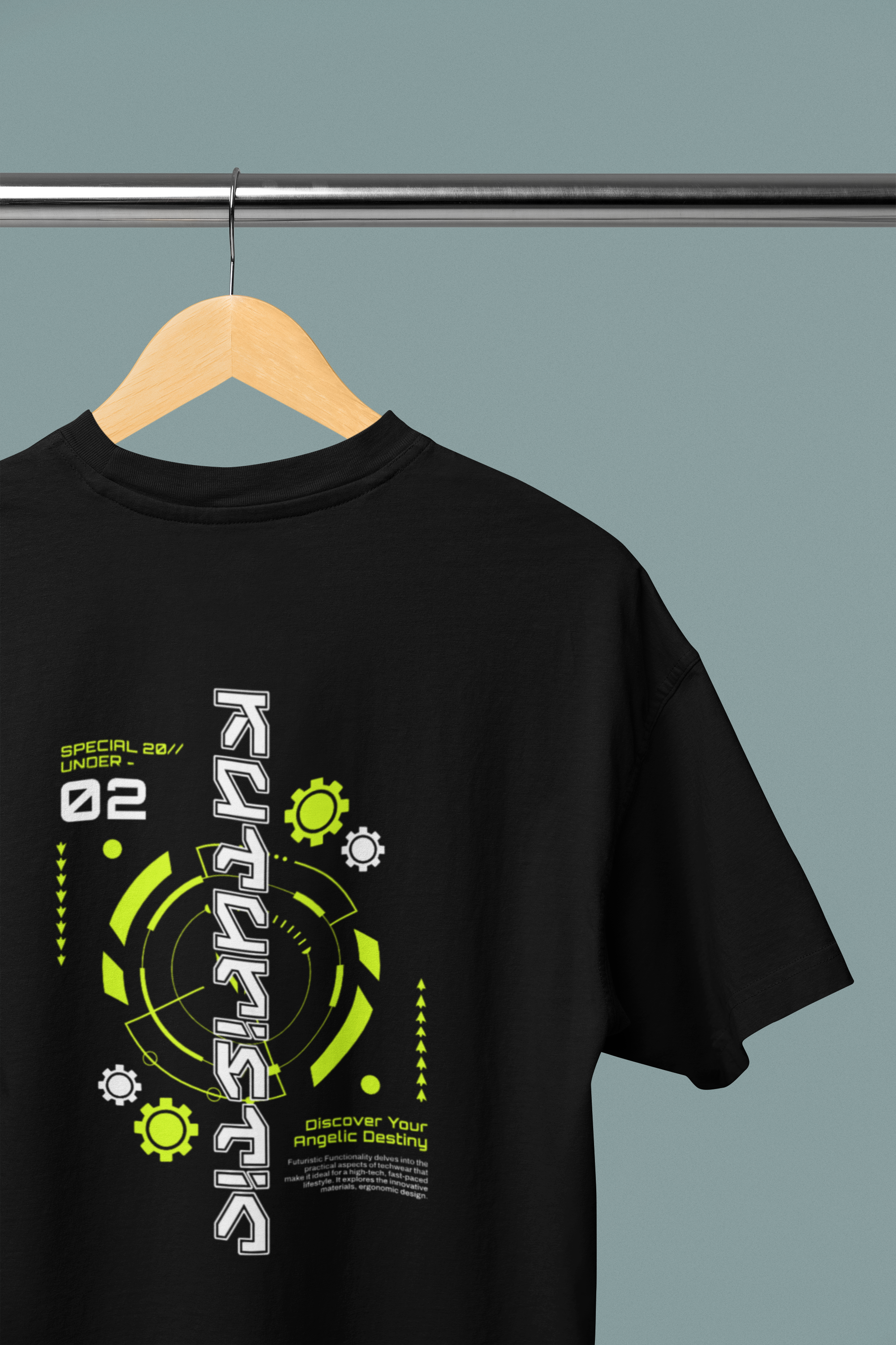 Futuristic Cyberpunk - Unisex Oversized T-Shirt