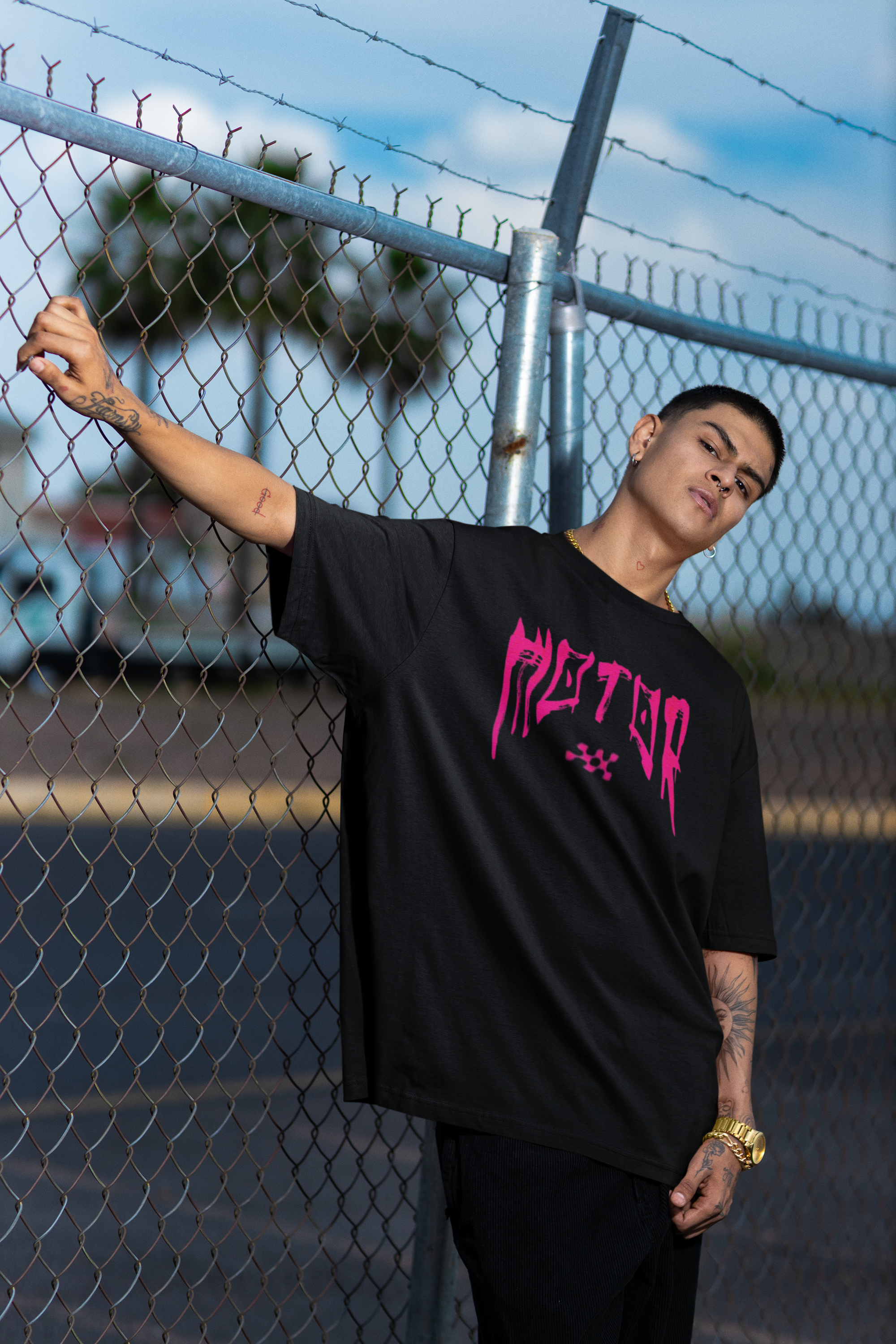 Futuristic motor - Unisex Oversized T-Shirt