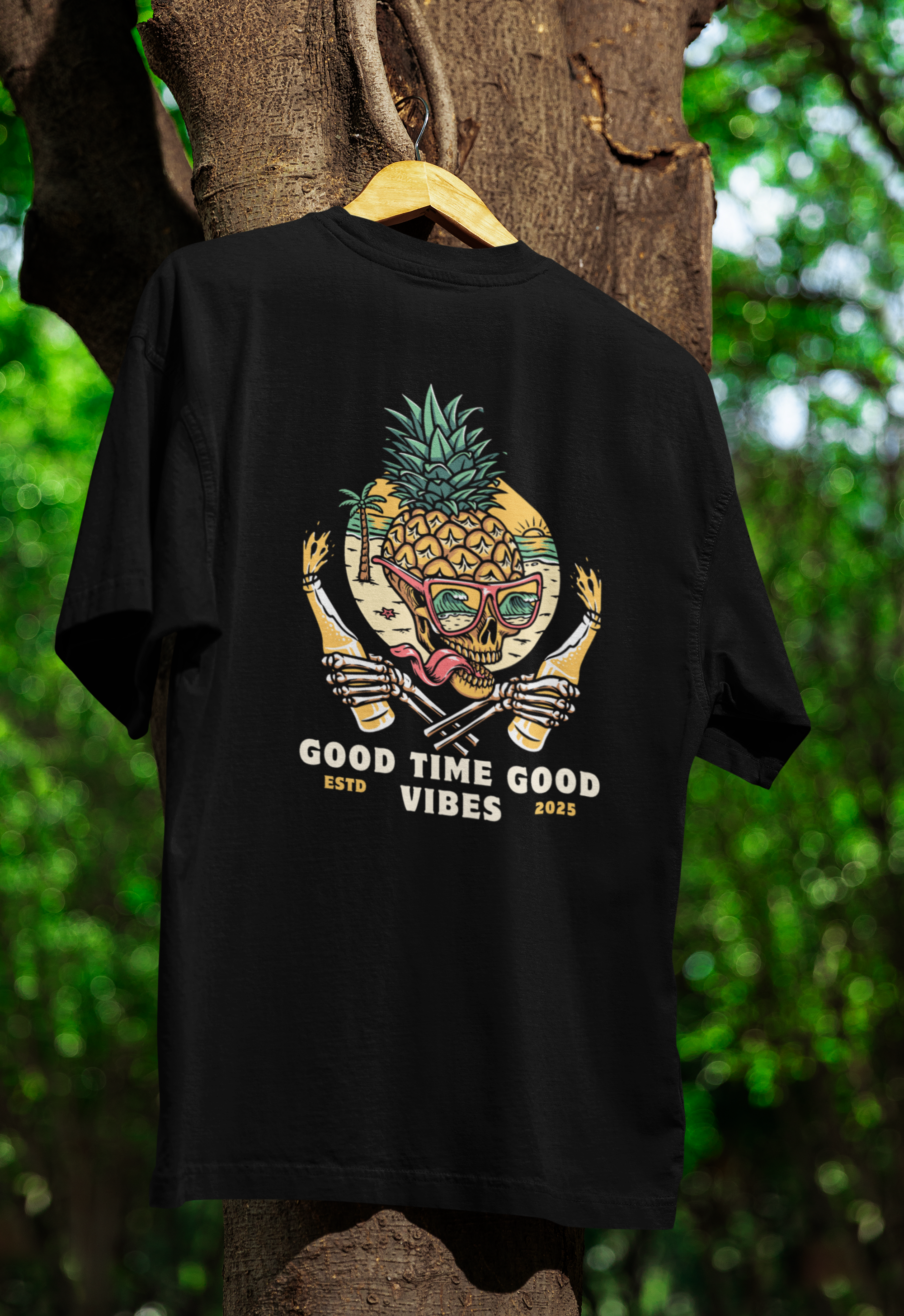 Good Time Good Vibes - Unisex Oversized T-Shirt