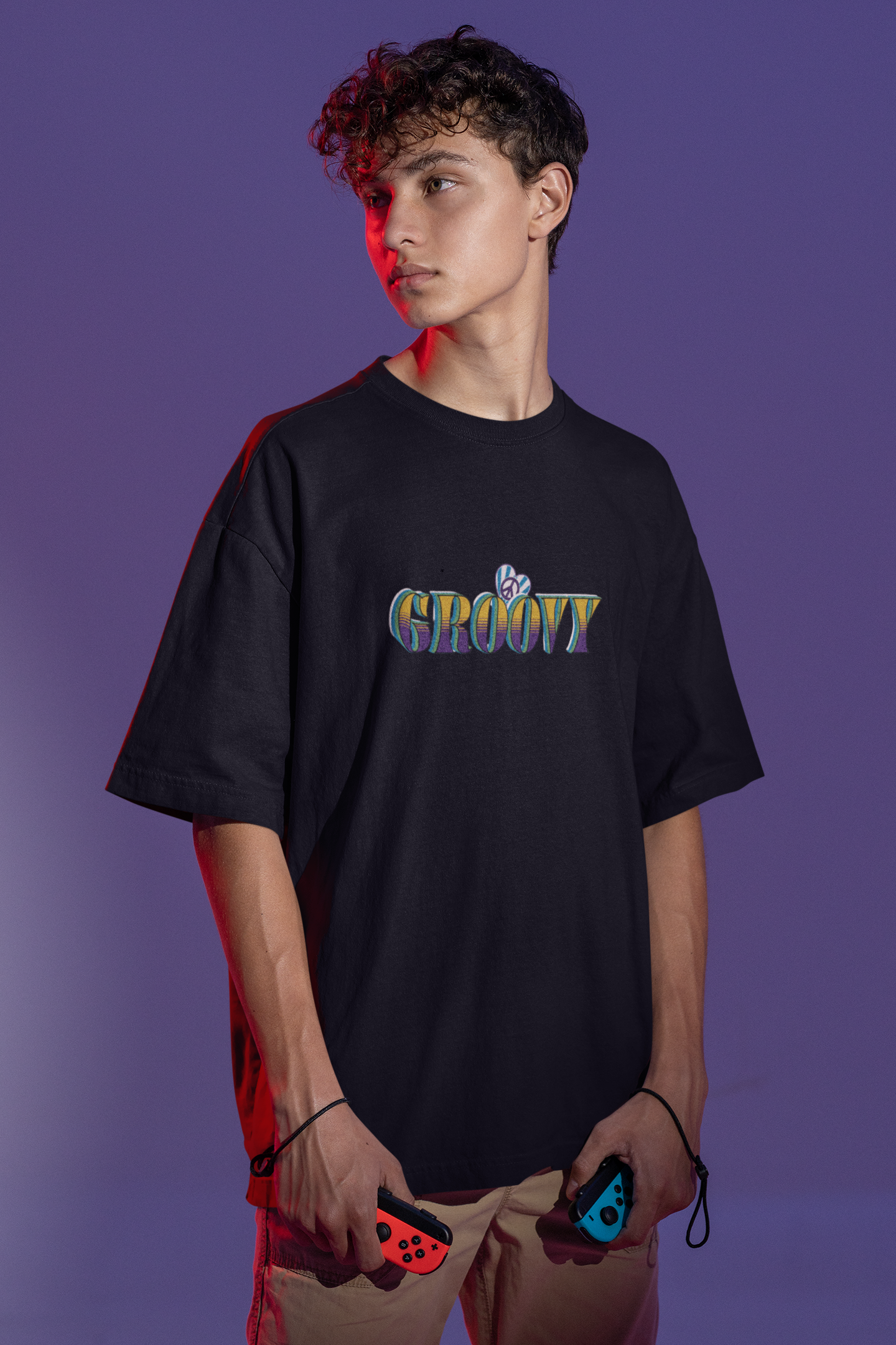 Groovy - Unisex Oversized T-Shirt