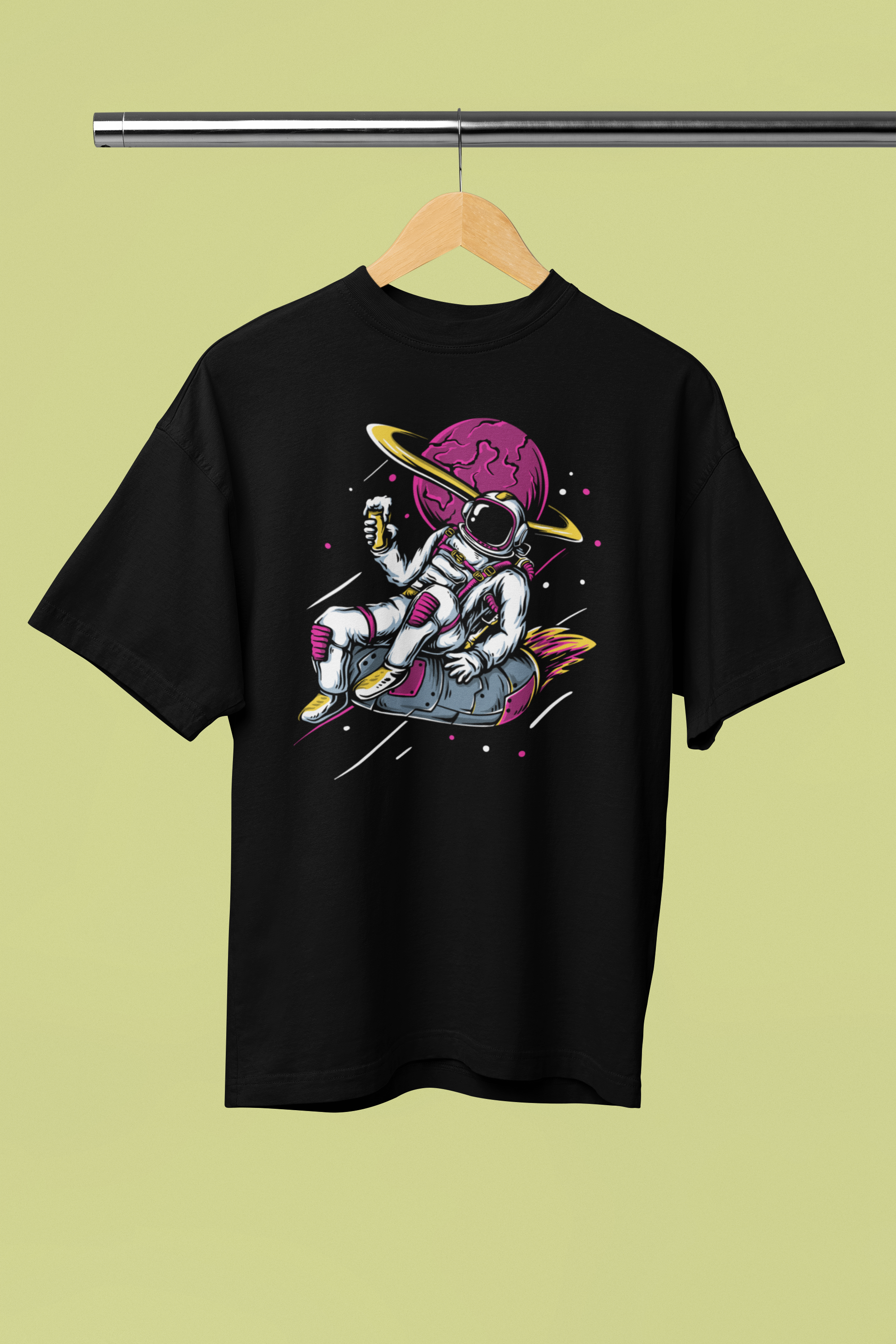 illustration astronaut | Unisex Oversized Classic T-Shirt