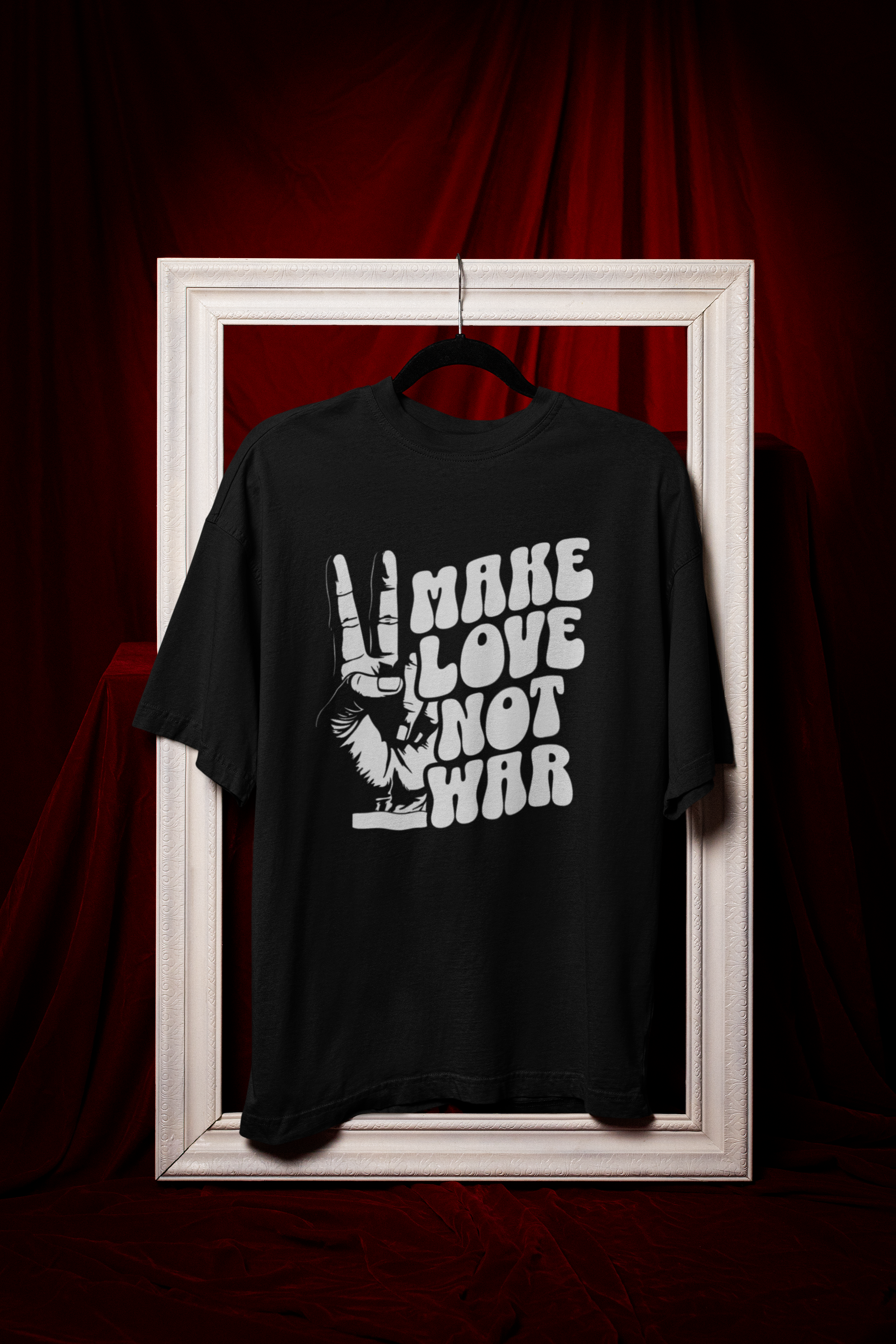 Make love not war - Unisex Oversized T-Shirt