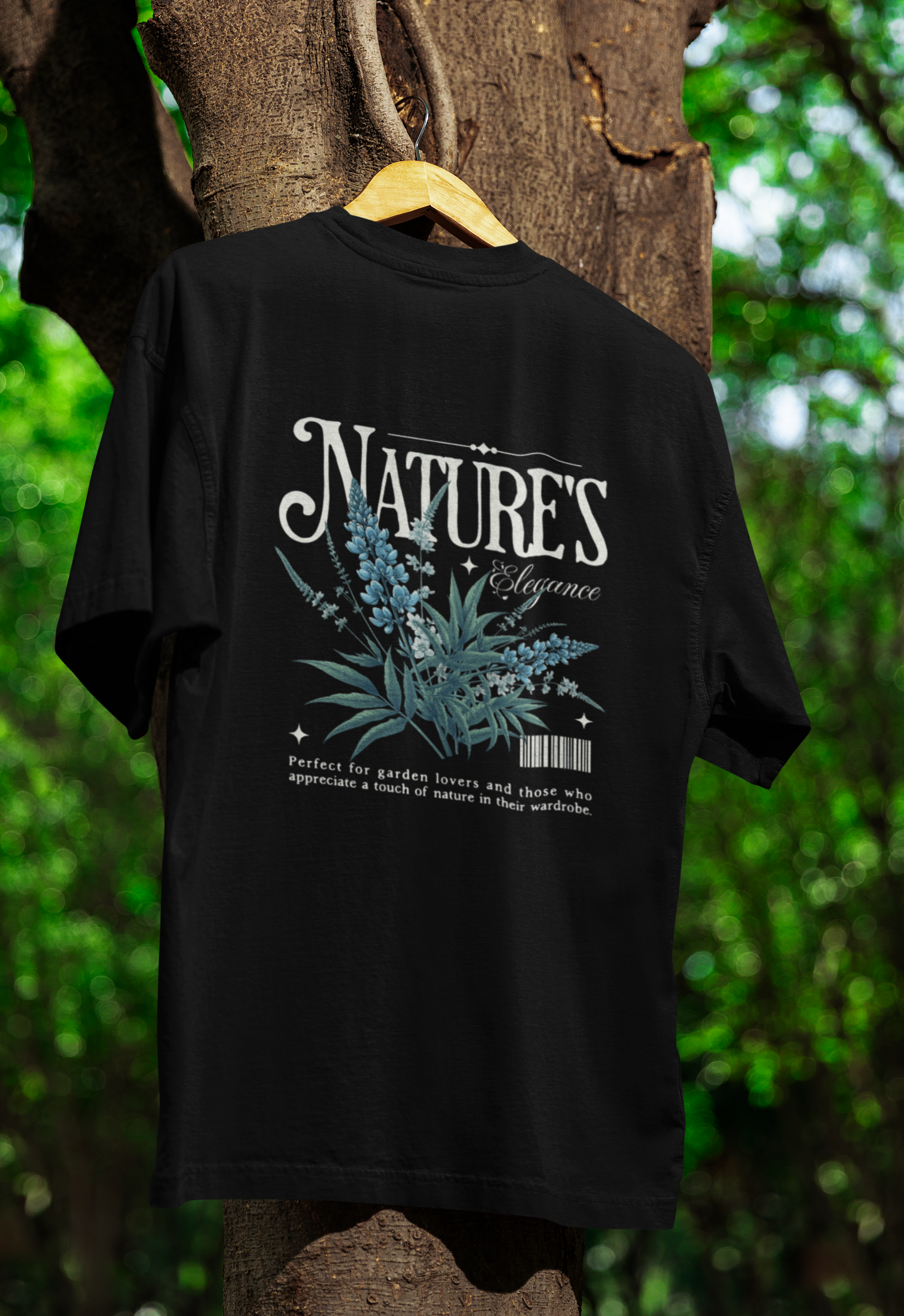 Nature's Elegance - Unisex Oversized T-Shirt