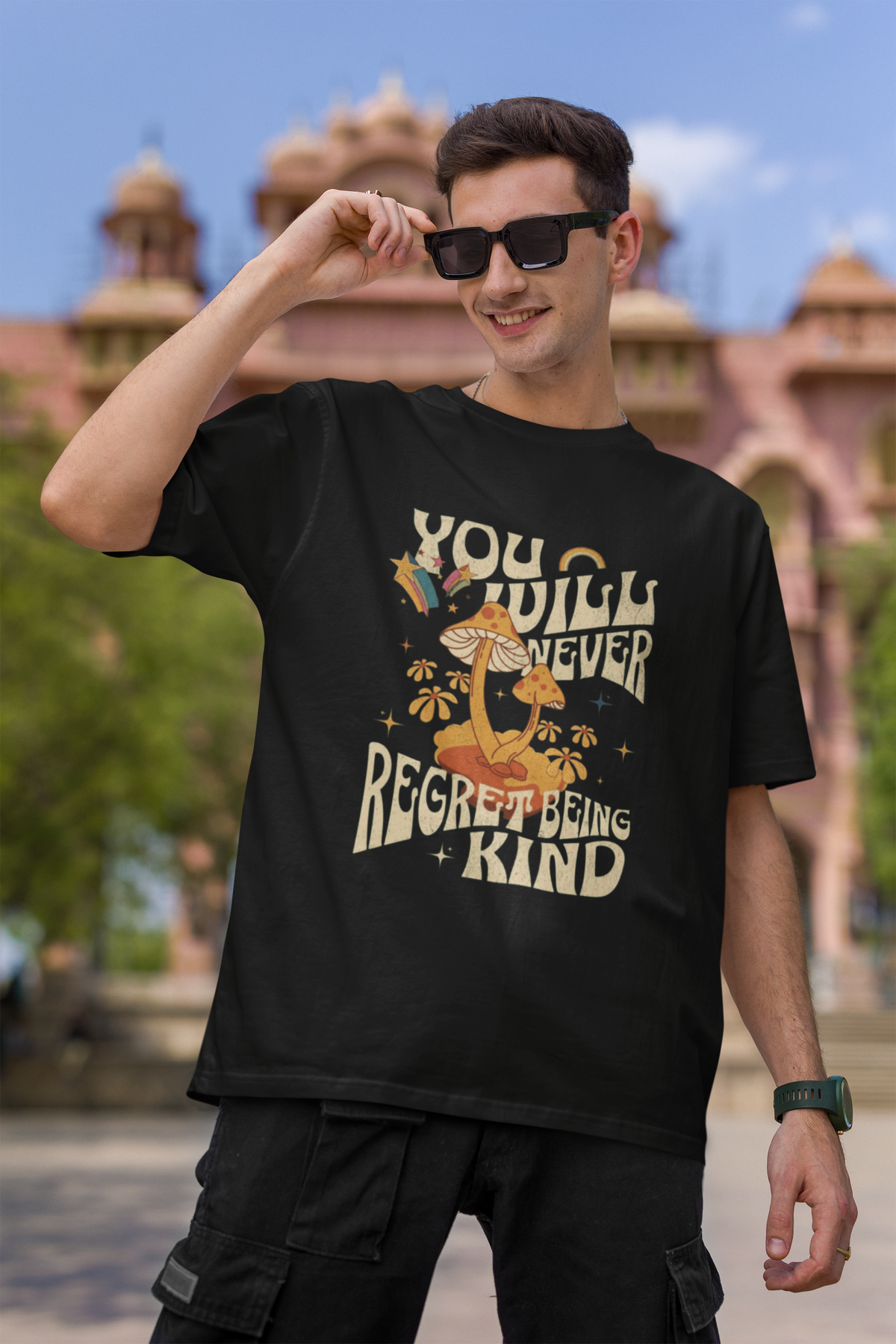 Never regret being kind | Unisex Oversized Classic T-Shirt