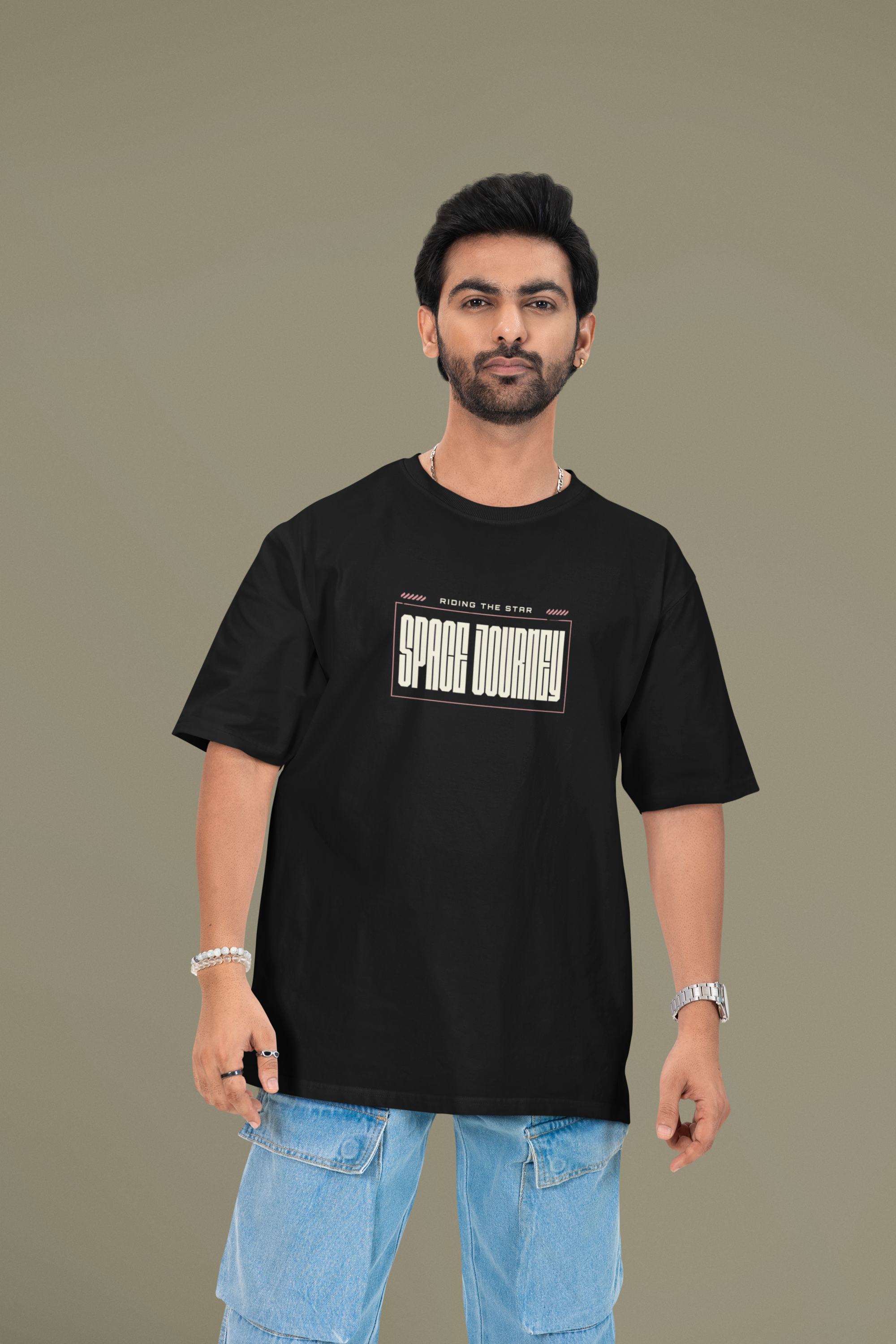 Space Journey - Unisex Oversized T-Shirt