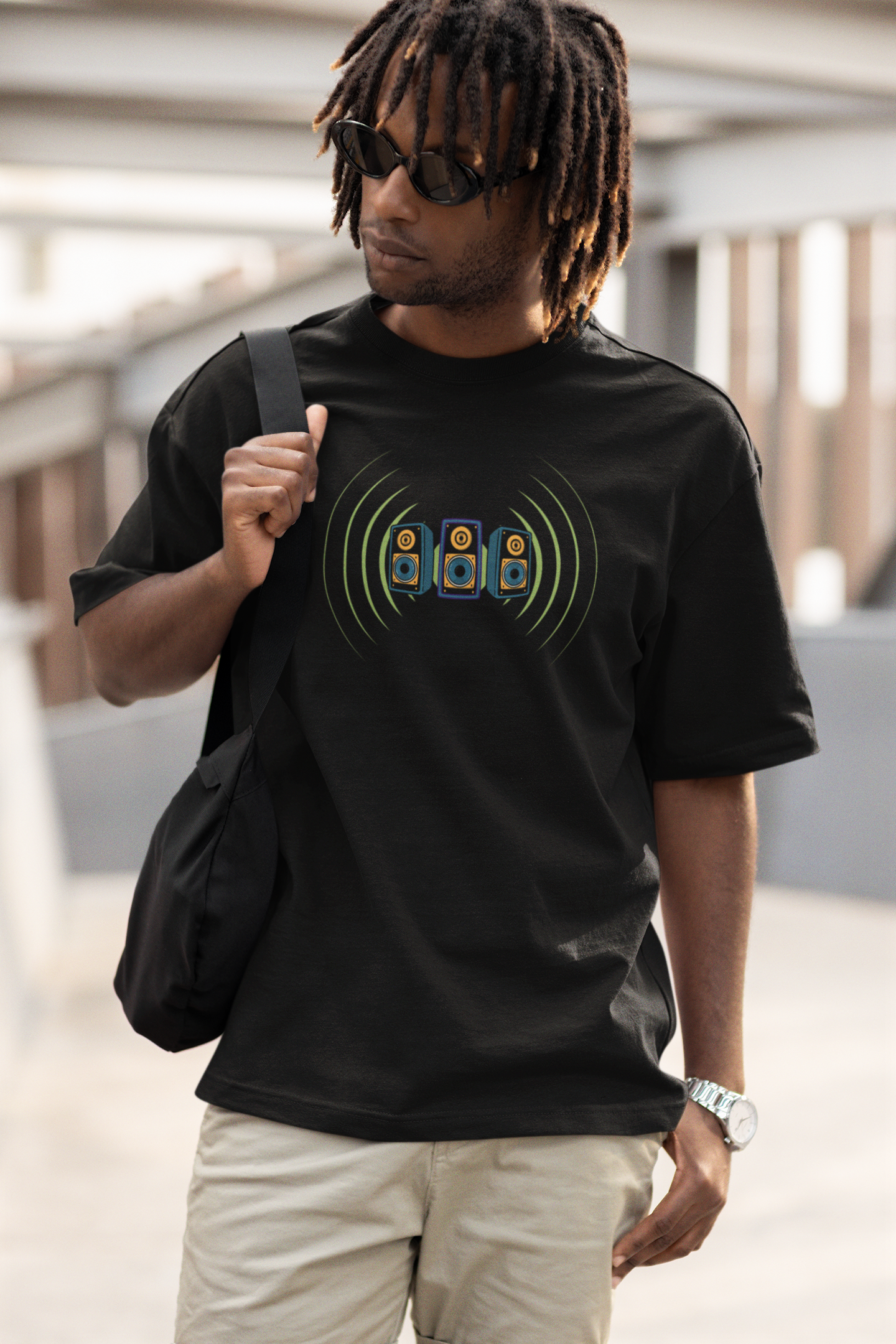 Turn up the volume of soul - Unisex Oversized T-Shirt