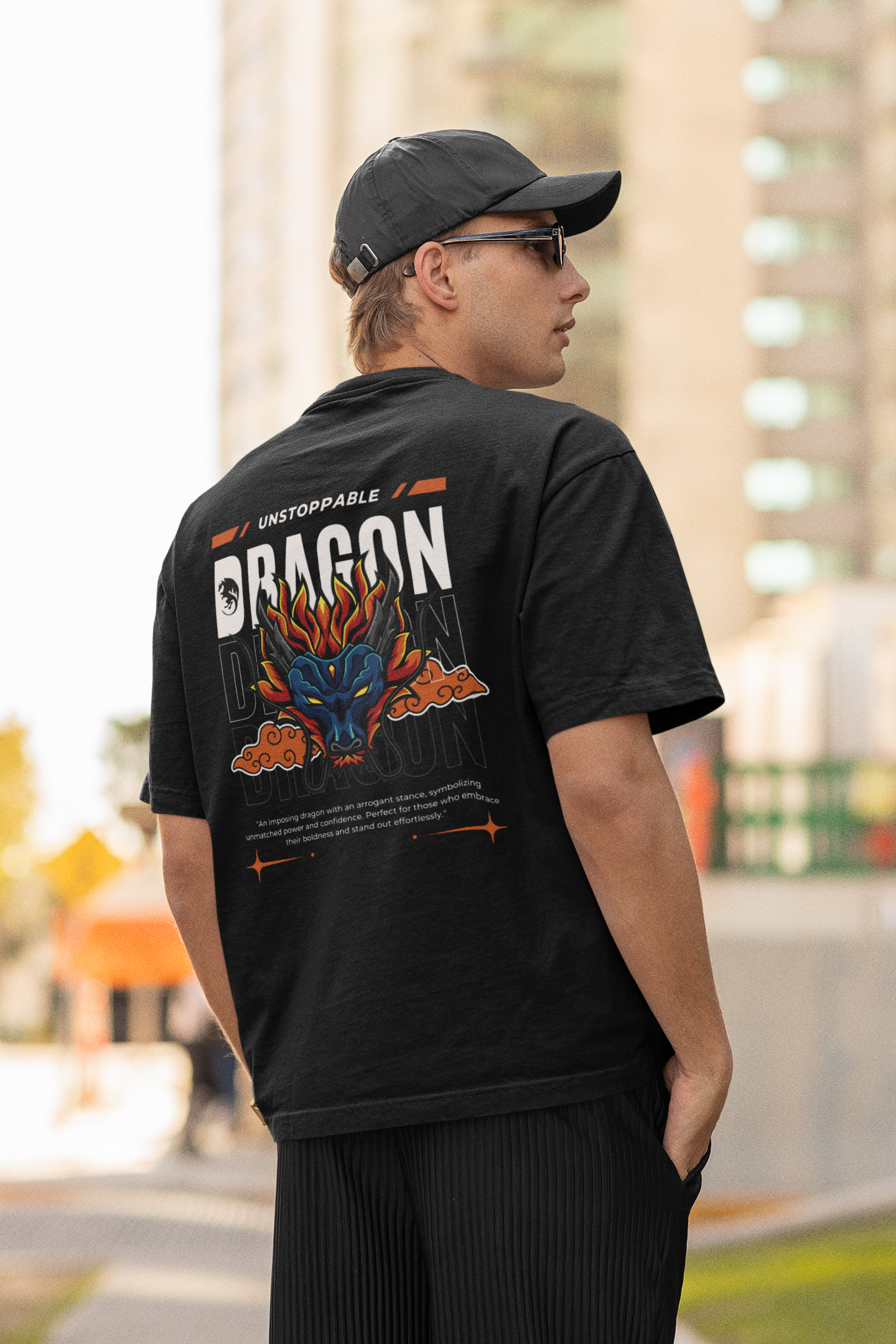 Unstoppable dragon | Unisex Oversized Classic T-Shirt