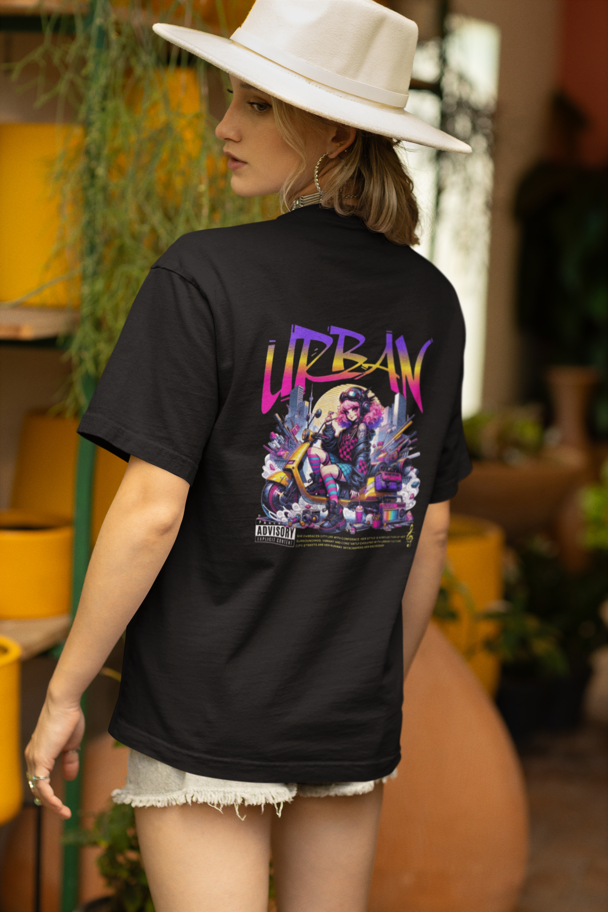 Urban style girl | Unisex Oversized Classic T-Shirt