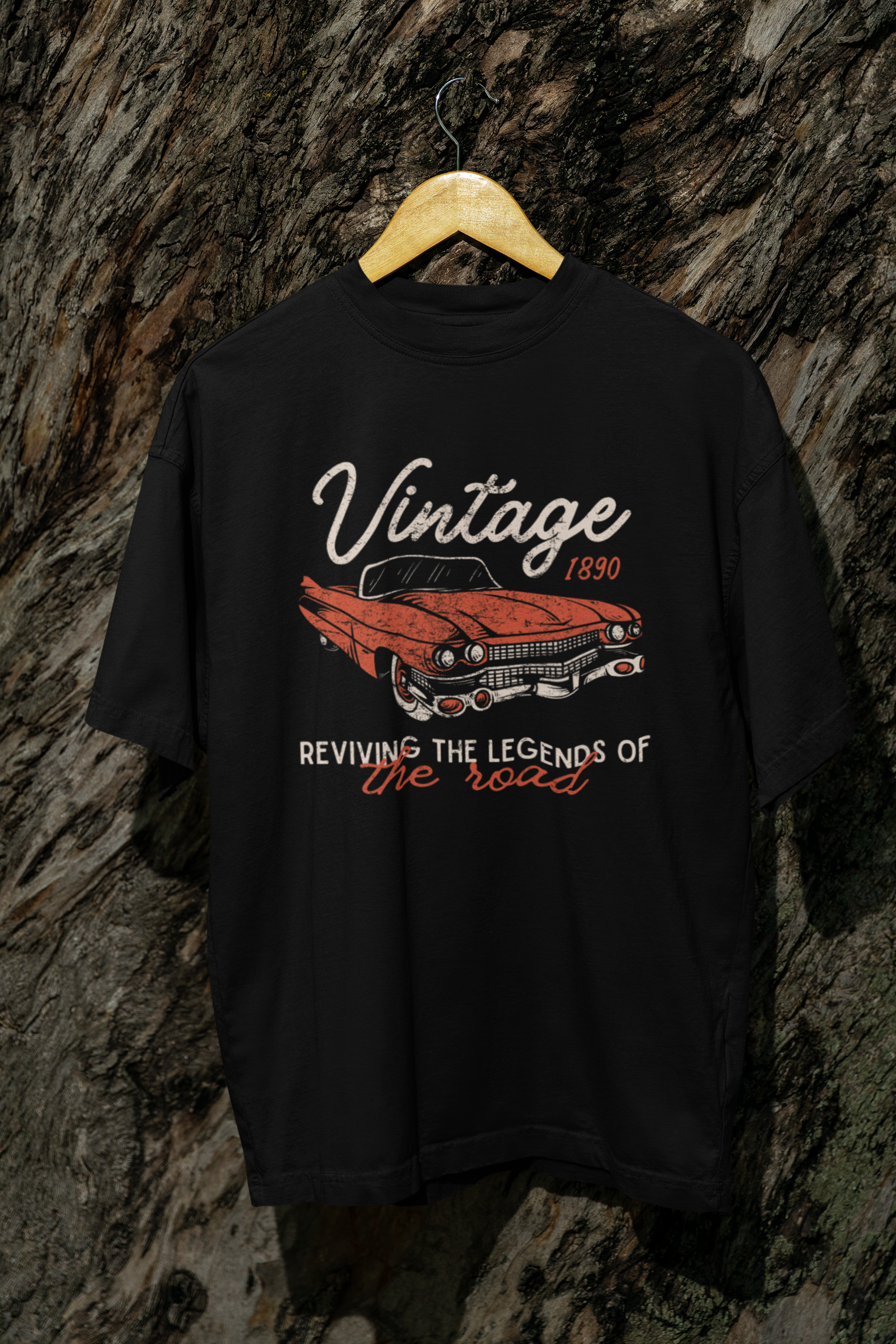 Vintage road | Unisex Oversized Classic T-Shirt