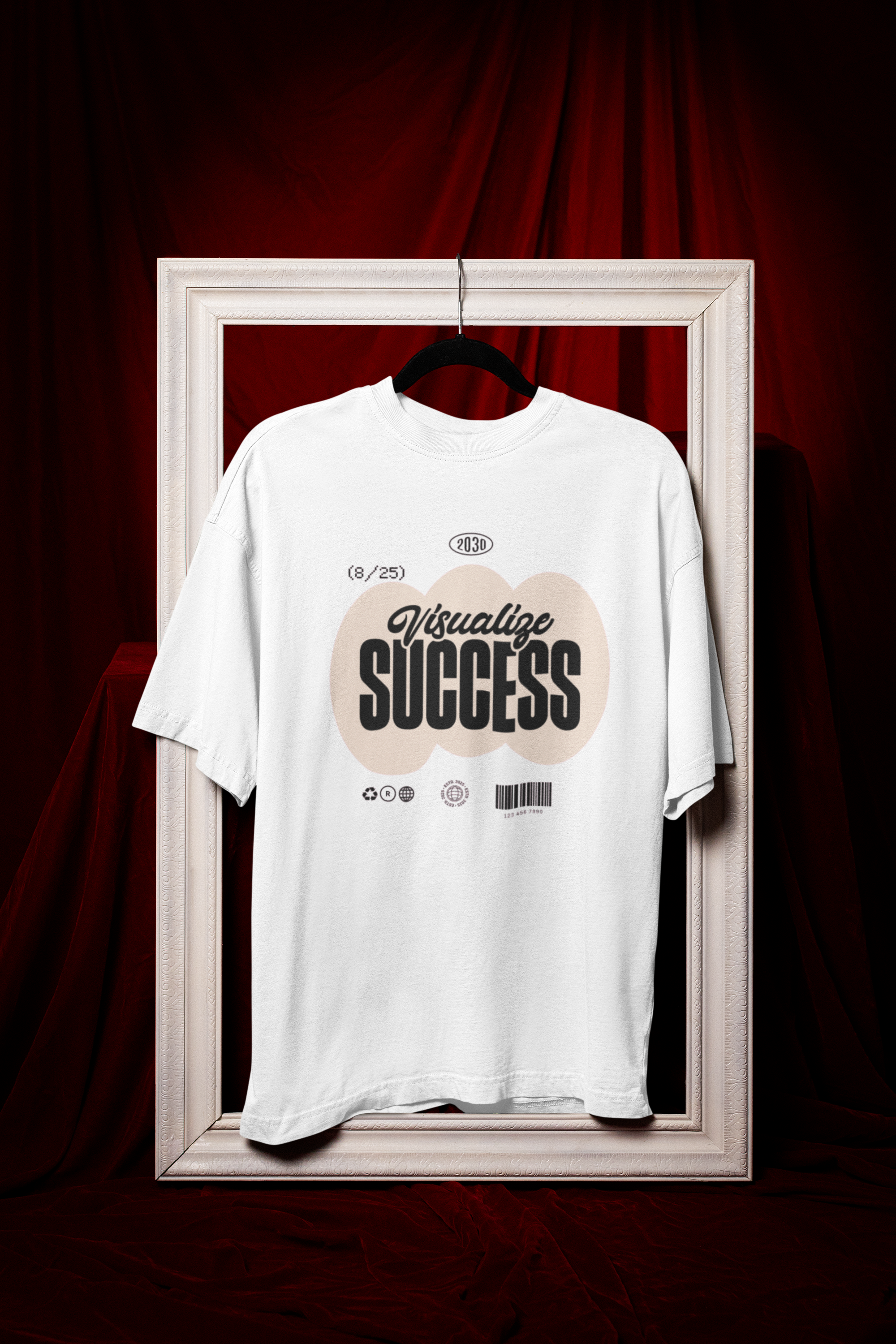 Visualize success | Unisex Oversized Classic T-Shirt