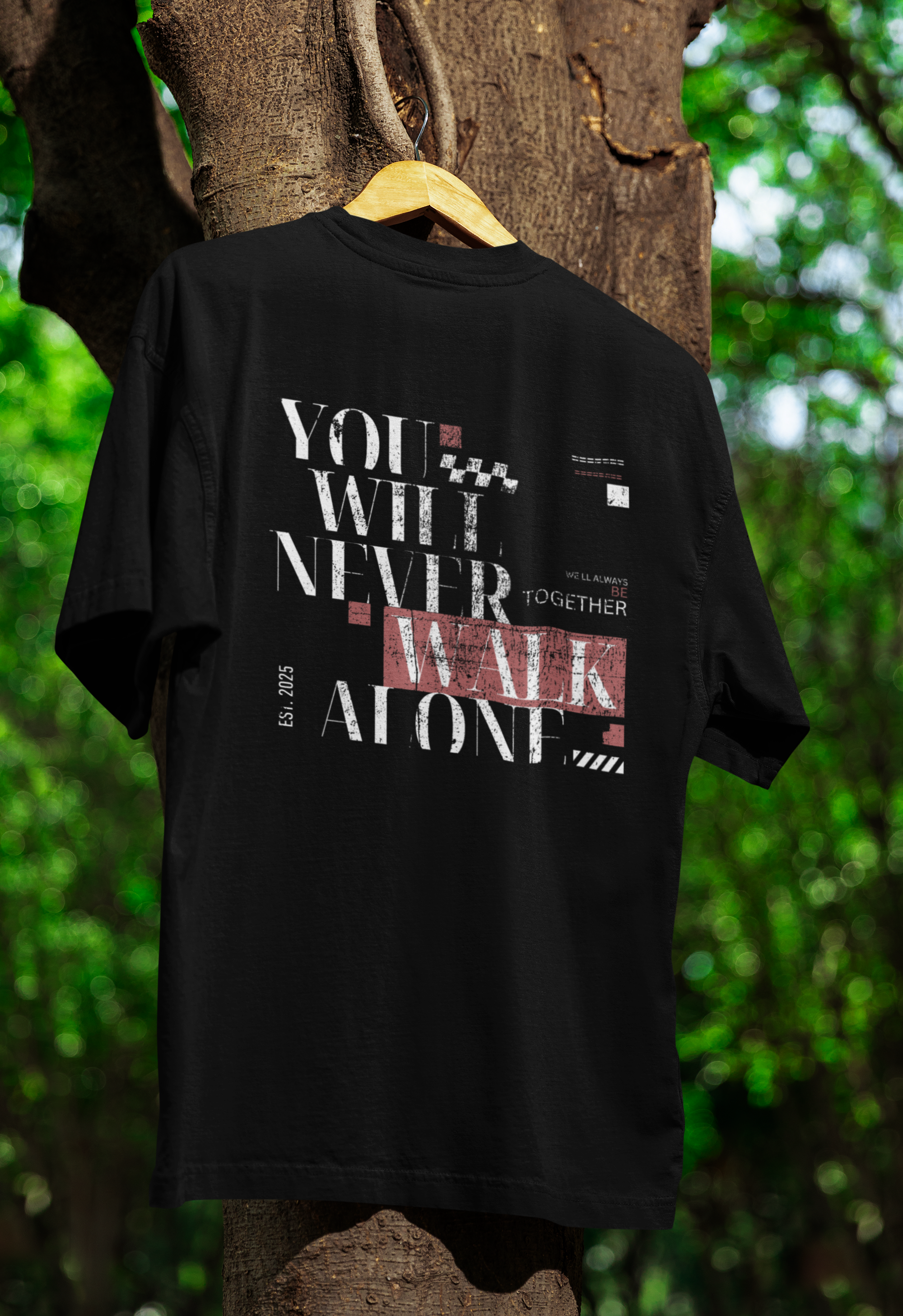 You will never walk alone | Unisex Oversized Classic T-Shirt